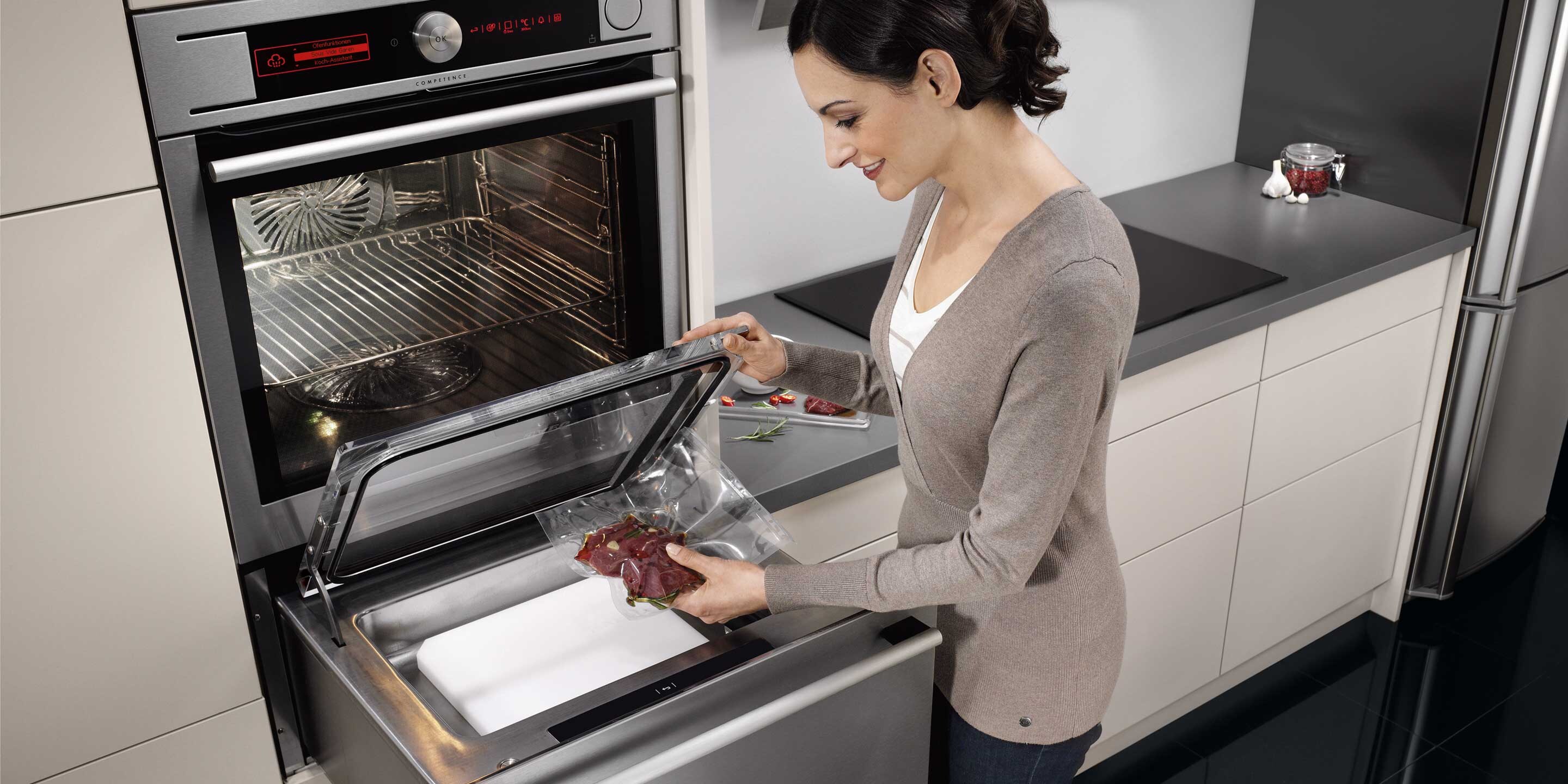 Sous Vide Dampfgaren mit dem AEG ProCombi Sous Vide
