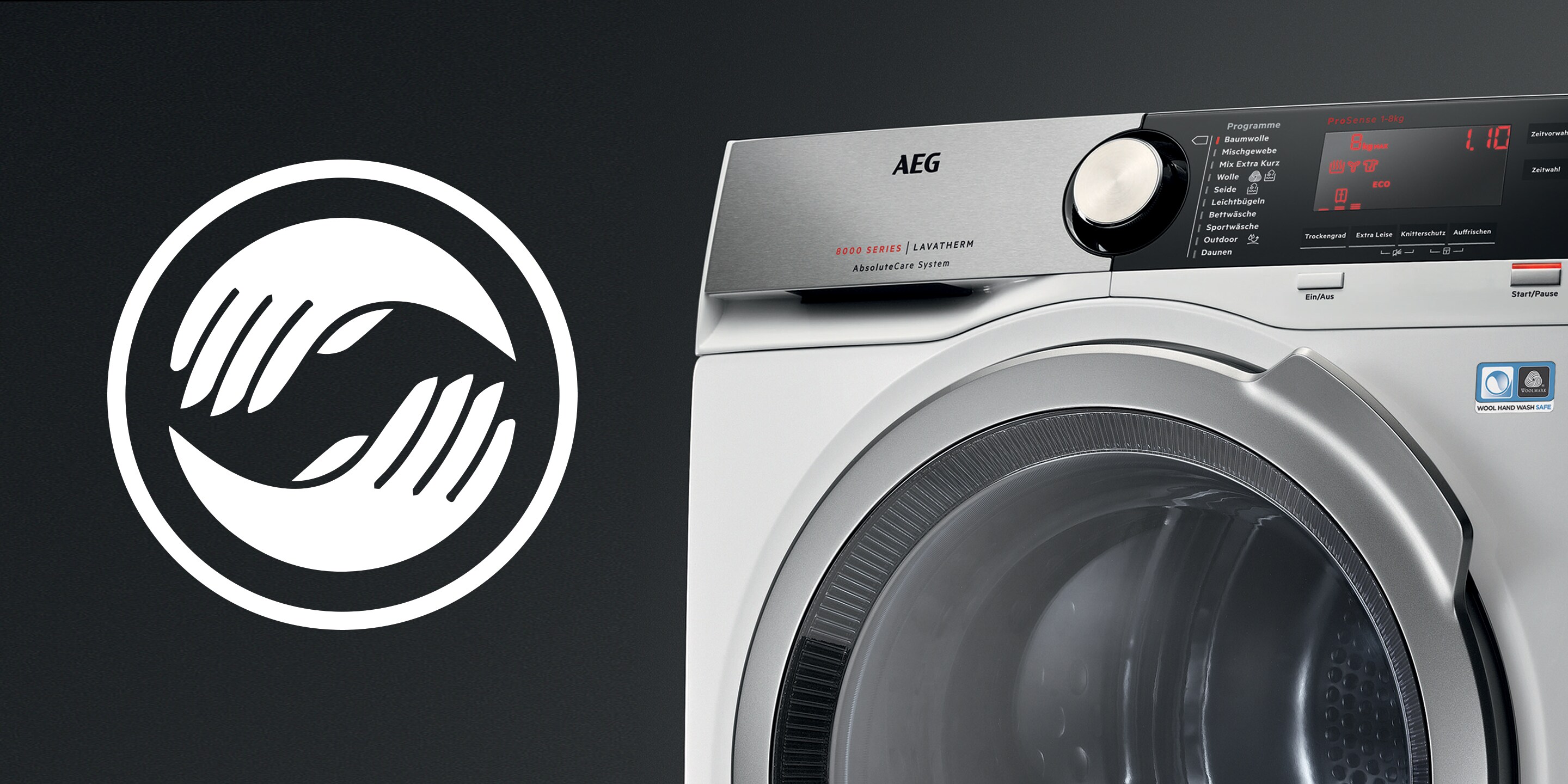 Das neue AEG Sortiment zum Thema Wäsche waschen AEG