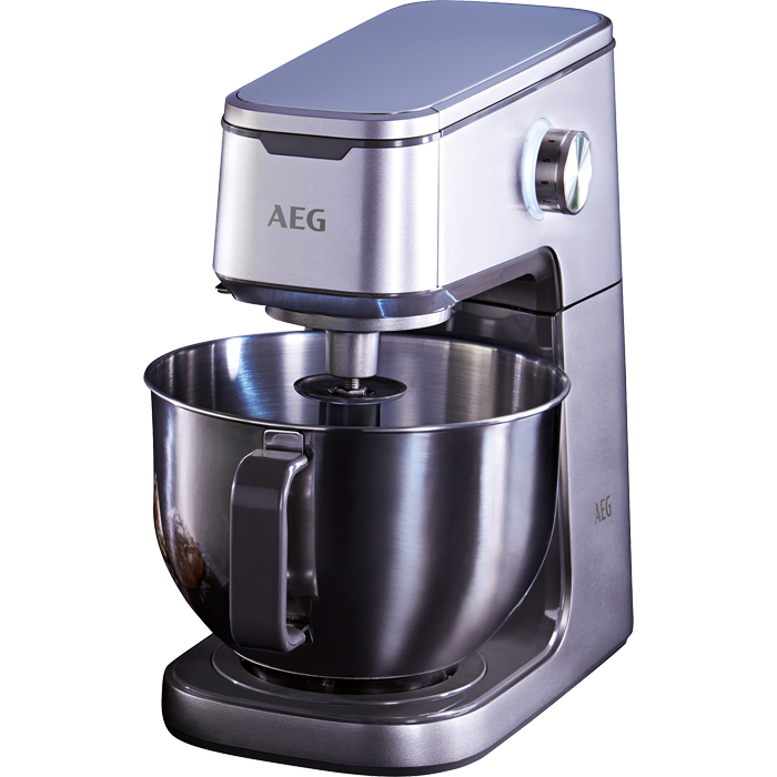 Kuchenmaschine Aeg Km 4100 Ultramix Kuchenmaschine White Glossy Metallic Ruhrschusselkapazitat 4 8 Liter 1000 Watt Mediamarkt