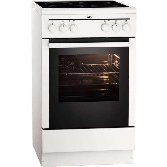 Aeg 40095va Wn Standherd 50 Cm Mit Glaskeramik Kochfeld Aeg