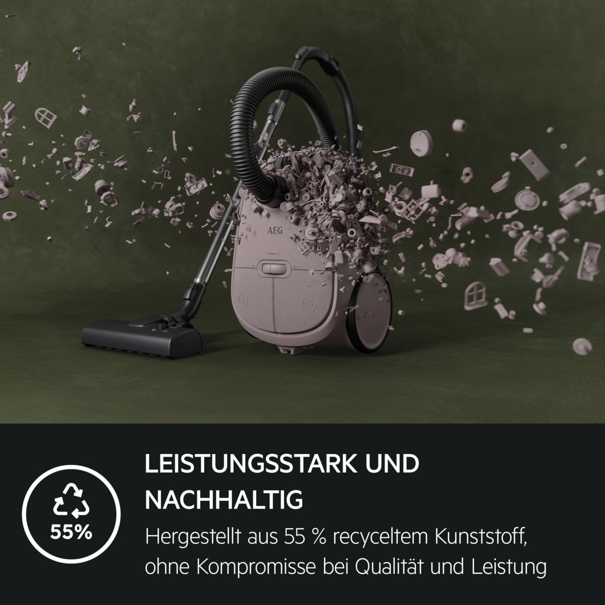 AEG - Staubsauger mit Beutel - AB61C1WP