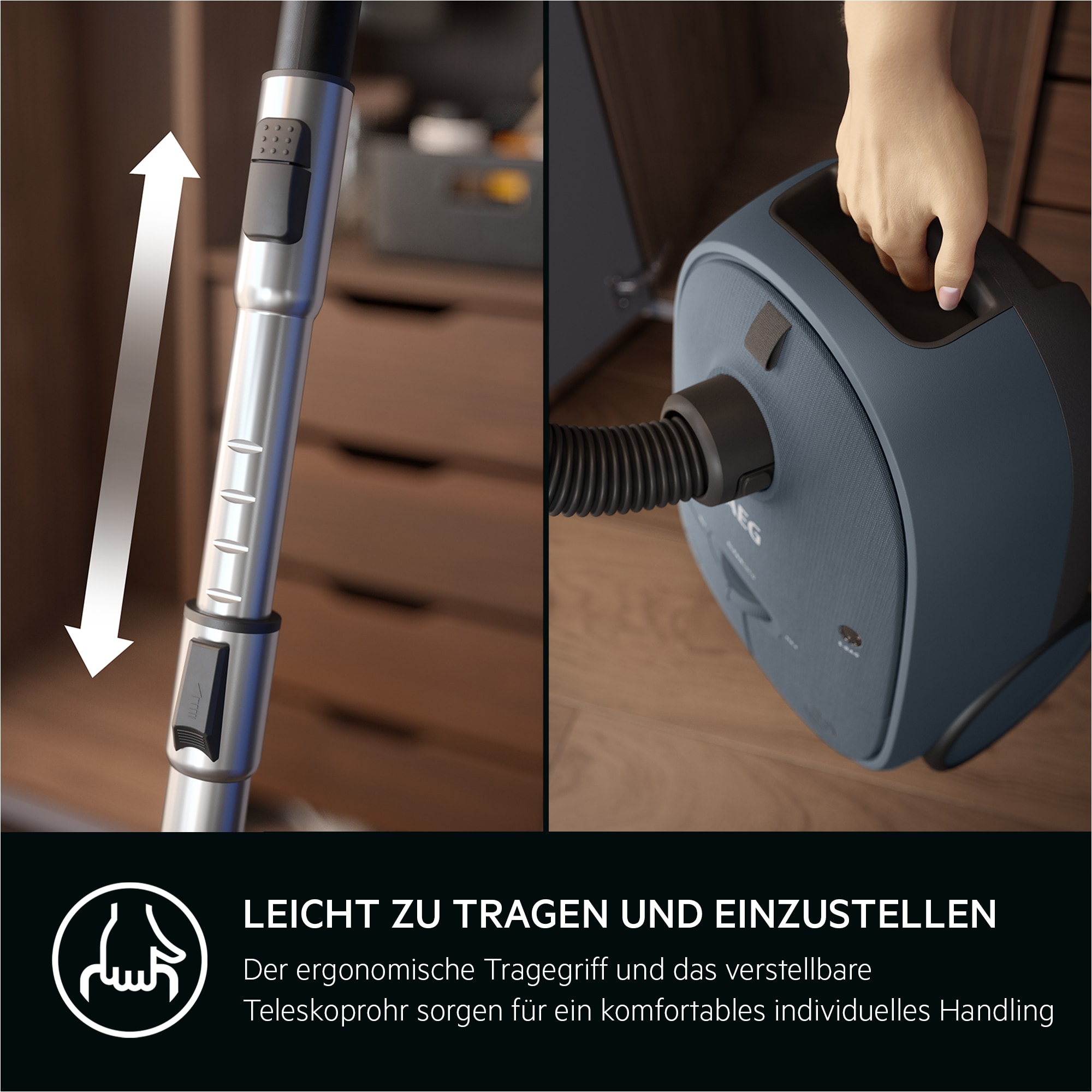 AEG - Staubsauger mit Beutel - AB61C2DB