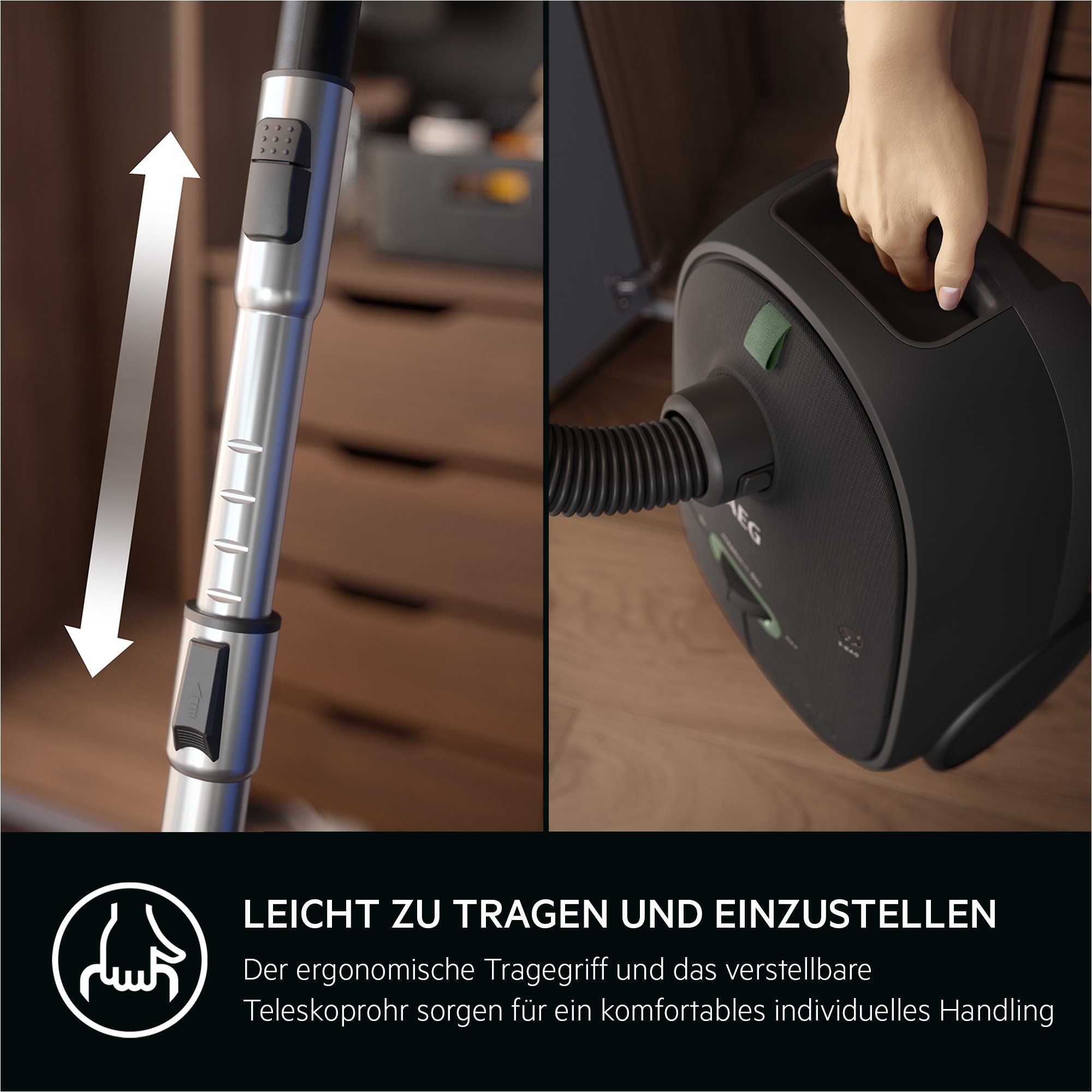 AEG - Staubsauger mit Beutel - AB61C1OKO
