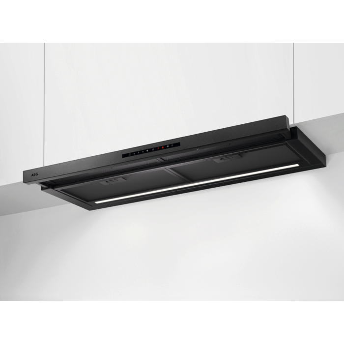 6000 6000 Serie 6000 Flachschirmhaube / Hob²Hood / 90 cm / texturiertes Mattschwarz - Bild 1