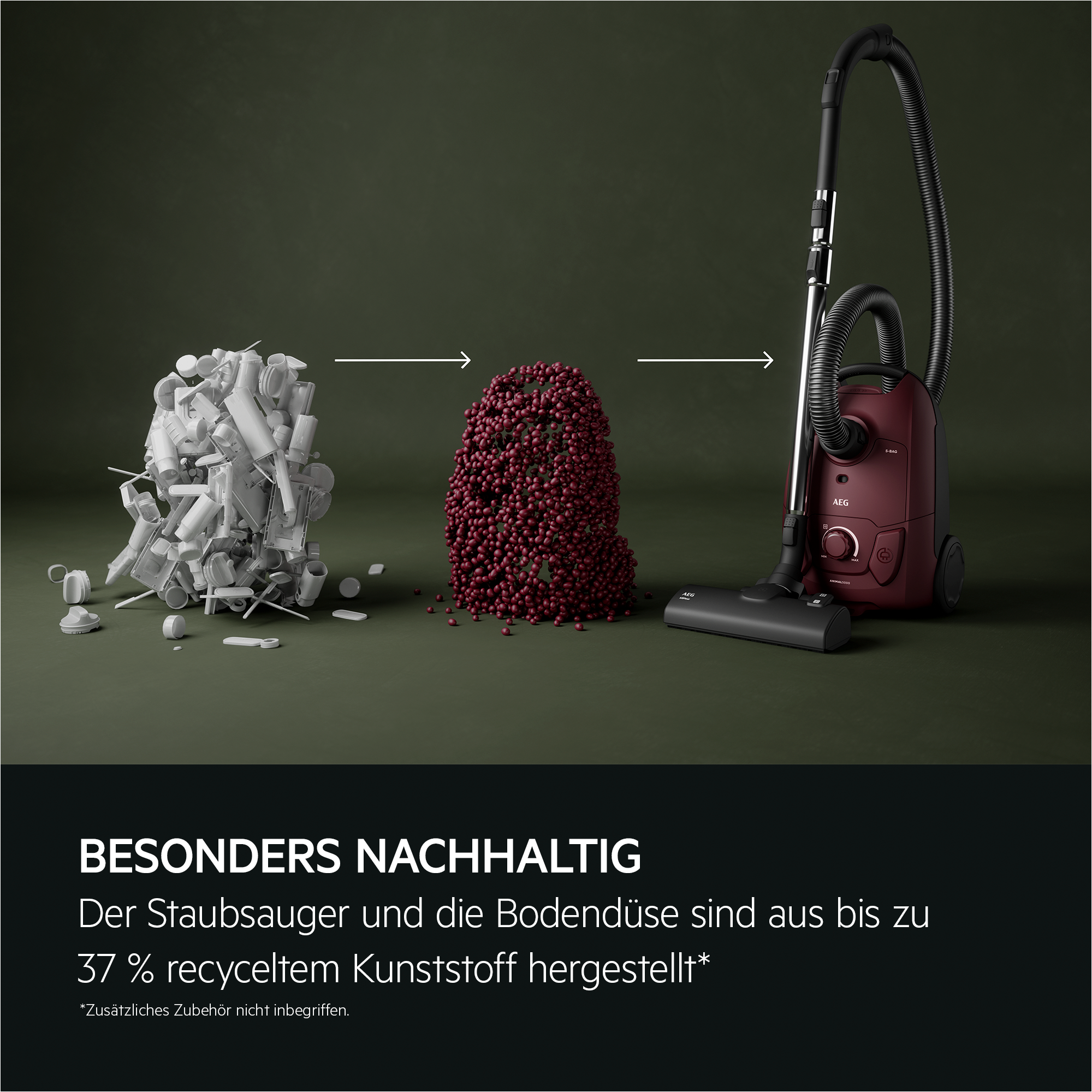 AEG - Staubsauger mit Beutel - AB51C1DR5B