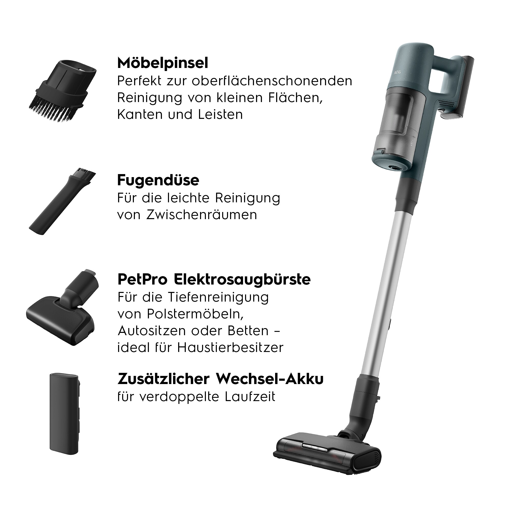 AEG - Akku-Staubsauger - AP61AB21EX