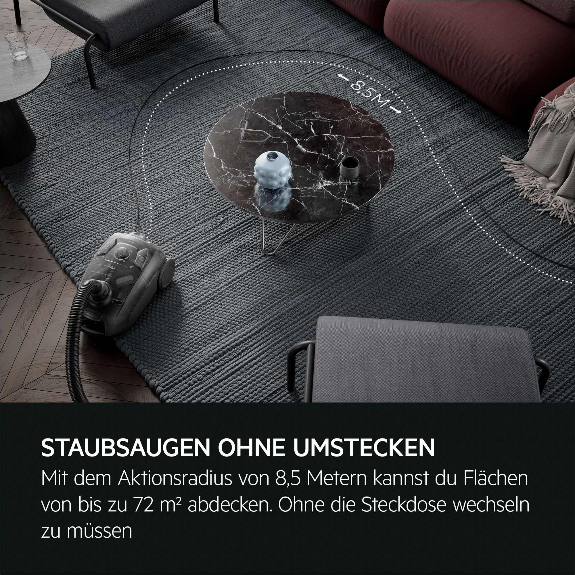AEG - Staubsauger mit Beutel - AB51C1DR5B