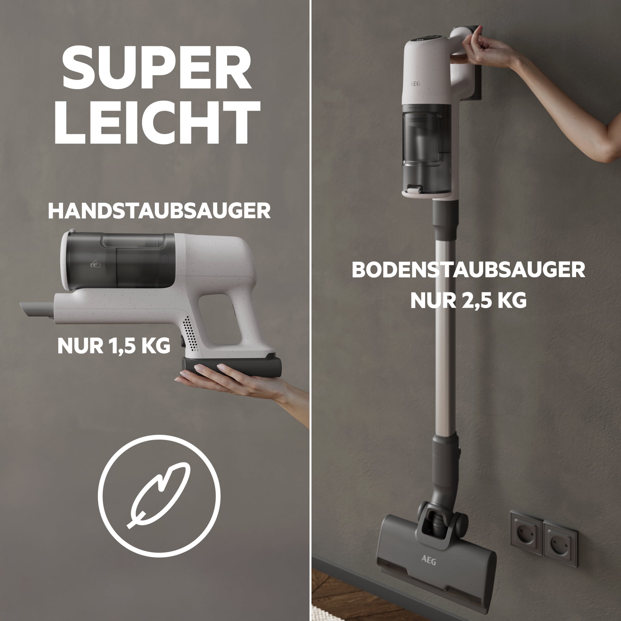 AEG - Akku-Staubsauger - AP61CB21WS