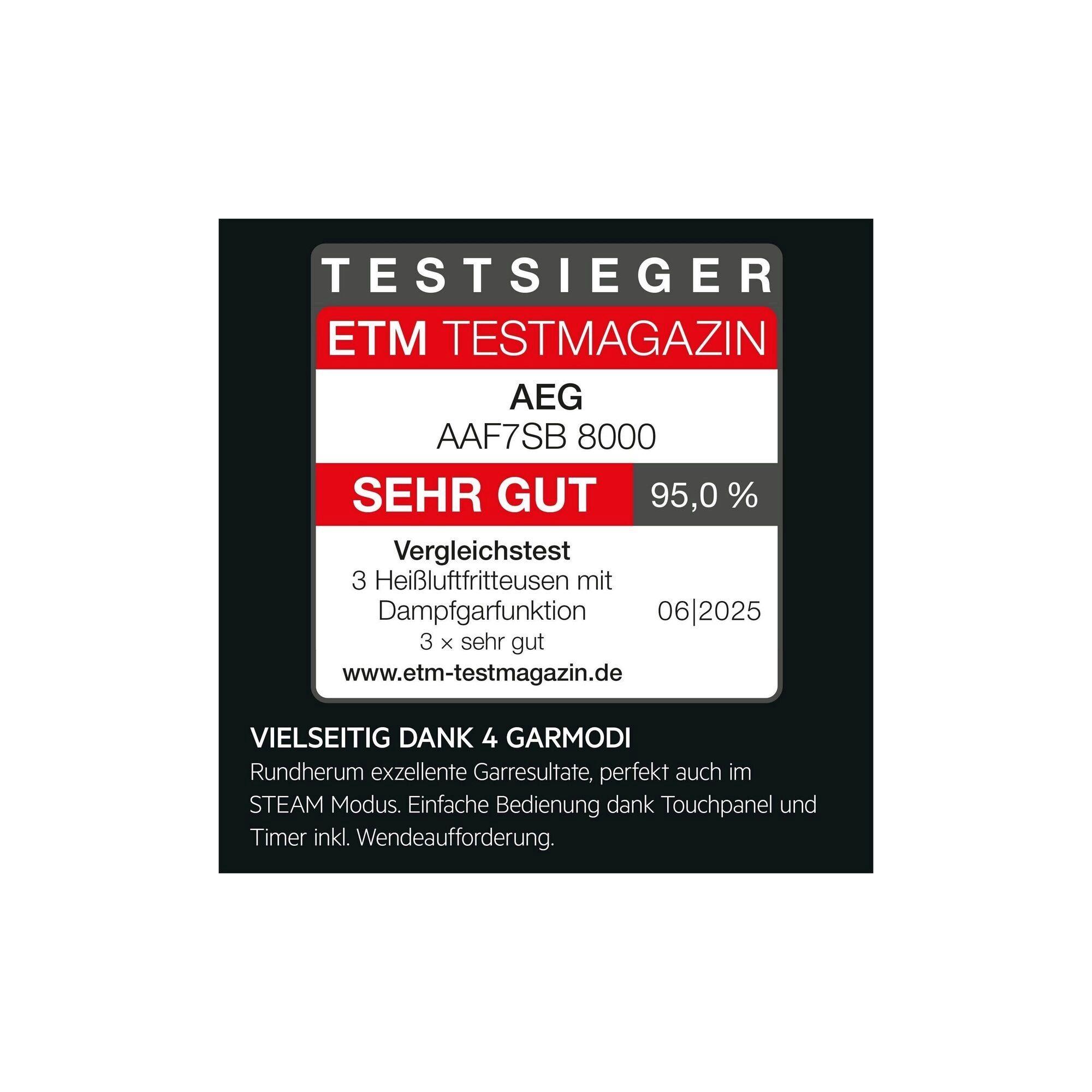 AEG - Heissluftfritteusen - AAF7SB