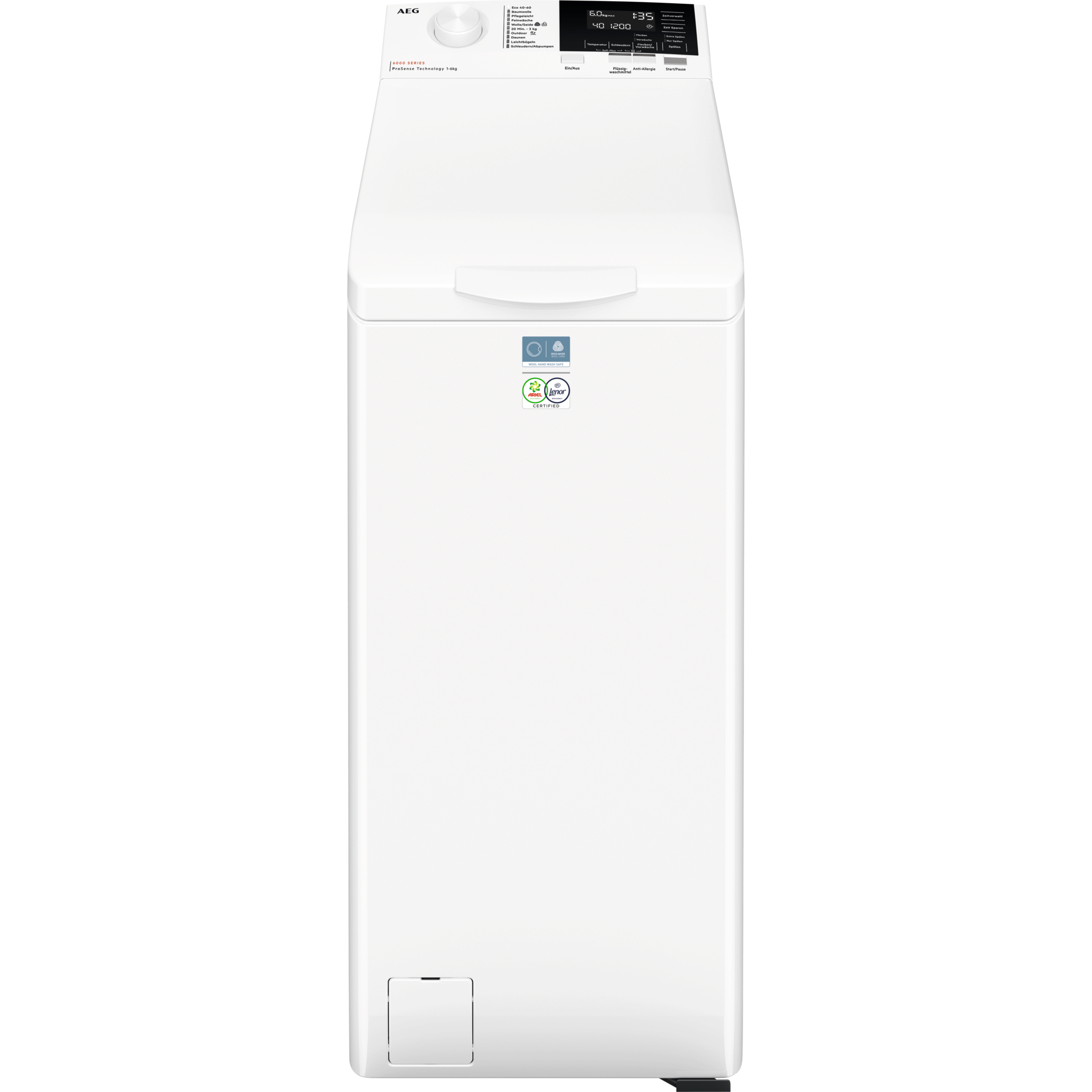 7333394048055 - LTR6A61260 Waschmaschine Toplader   Serie 6000 ProSense®   60 kg   Leise   Mengenautomatik   Nachlegefunktion   Wasserstopp   1200 U min