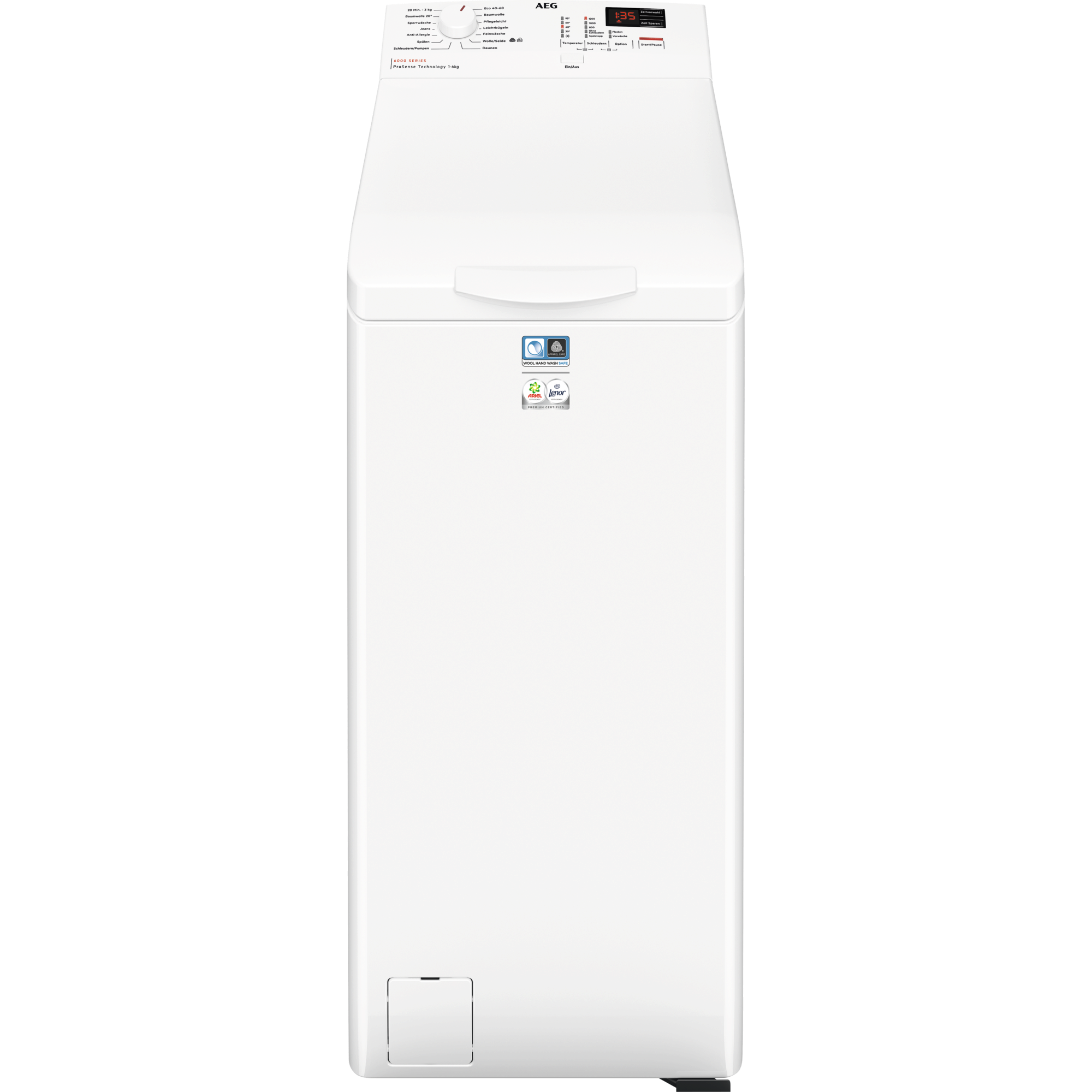 7333394068466 - LTR6A41260 Waschmaschine Toplader   Serie 6000 ProSense®   60 kg   Leise   Mengenautomatik   Nachlegefunktion   Wasserstopp   1200 U min