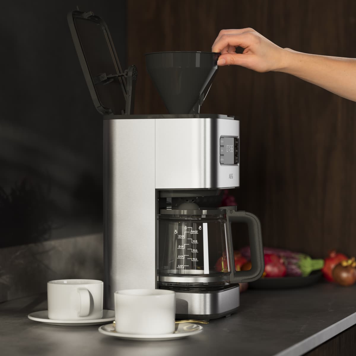 AEG - Espresso-/Kaffeemaschine - CM5-1-6ST