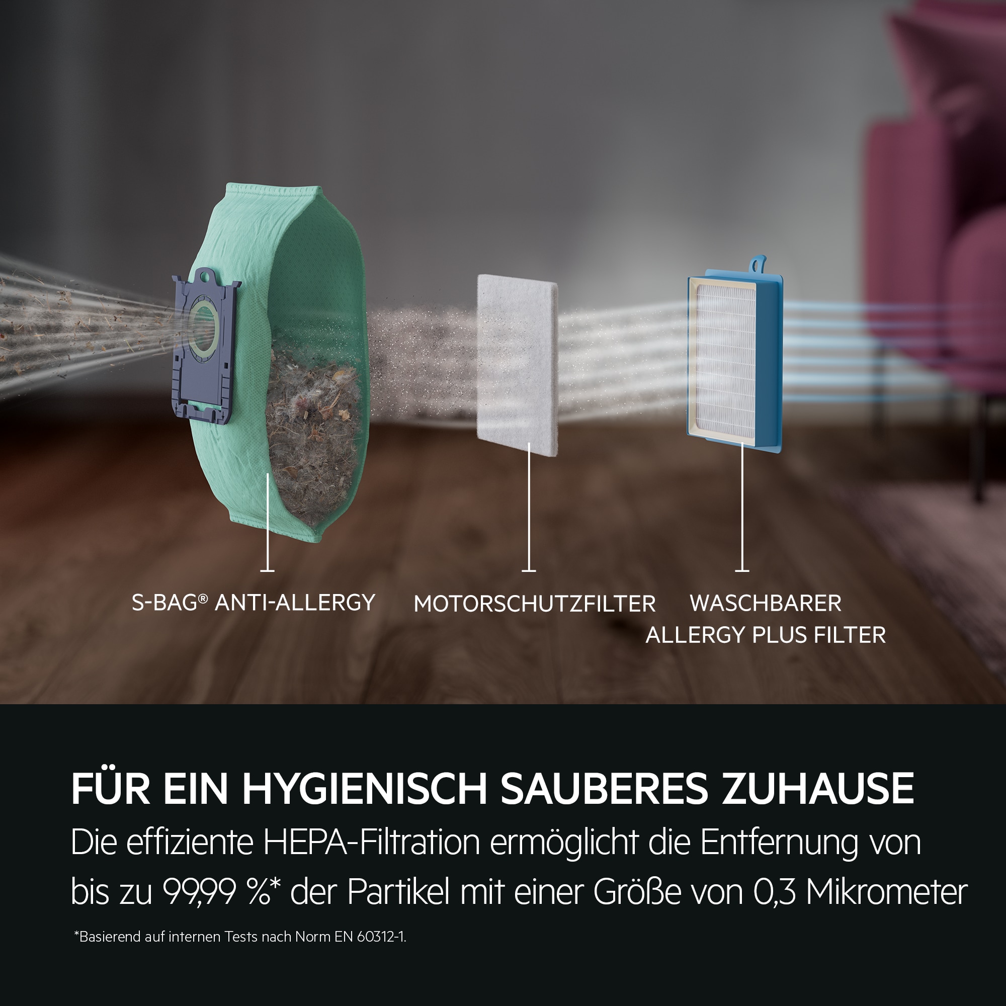 AEG - Staubsauger mit Beutel - AB61H6SW