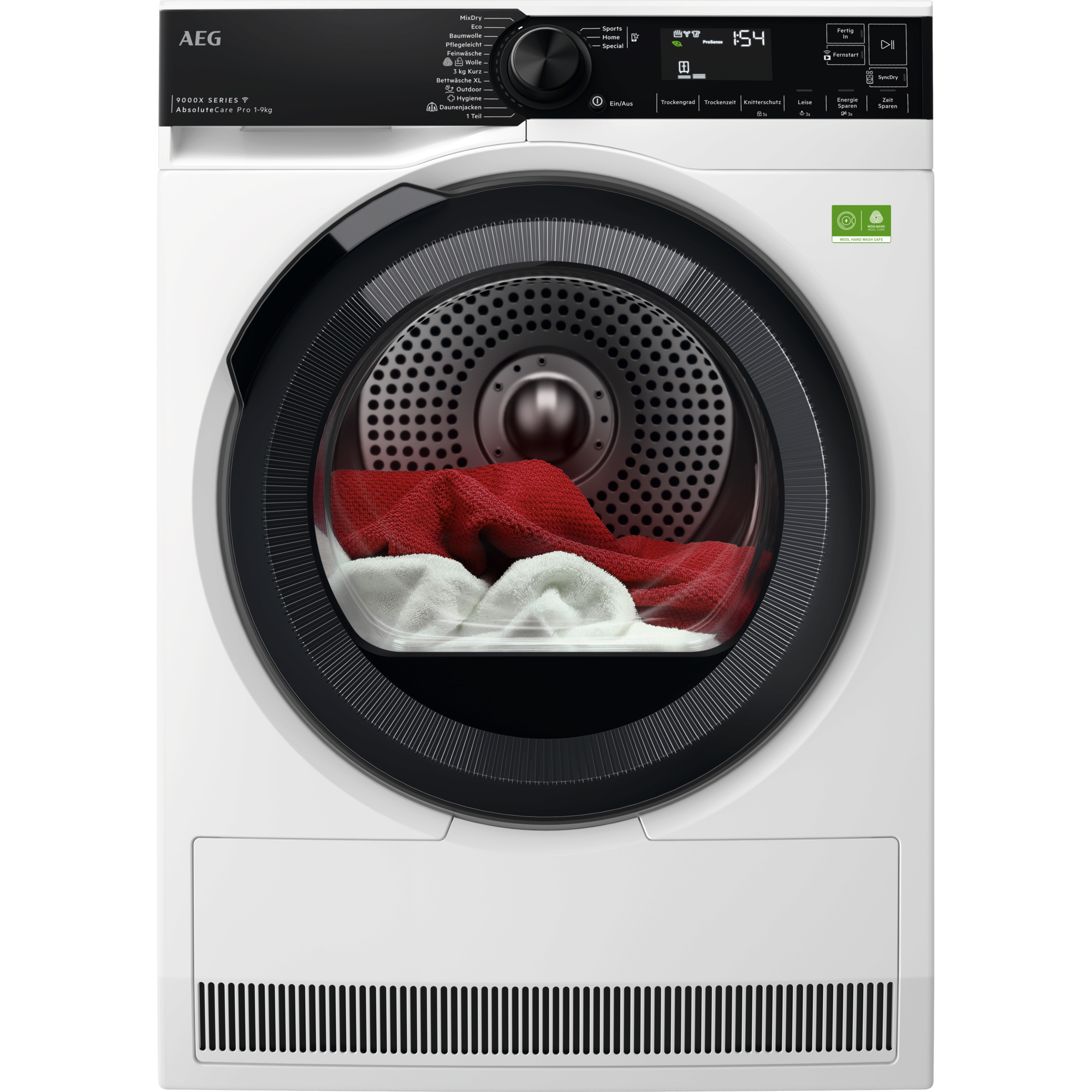 7333394120508 - TR9XB75890 WiFi Wärmepumpentrockner   3D Scan - Trocknet Nachhaltiger   90 kg   A+++   energiesparend   Knitterschutz   Kindersicherung   Trommelbeleuchtung