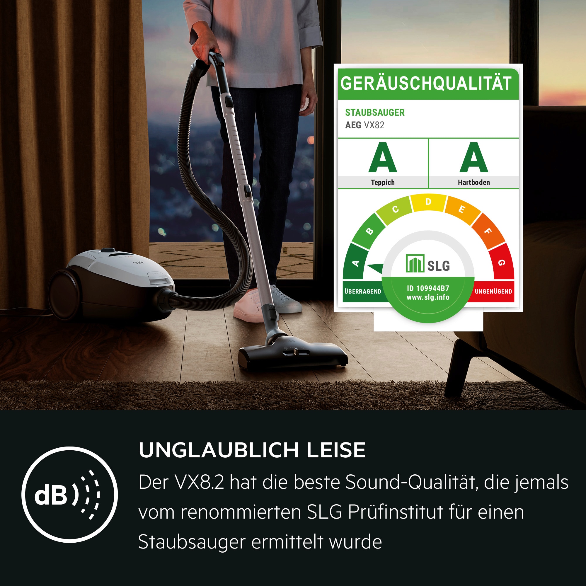 AEG - Staubsauger mit Beutel - VX82-1-2MG