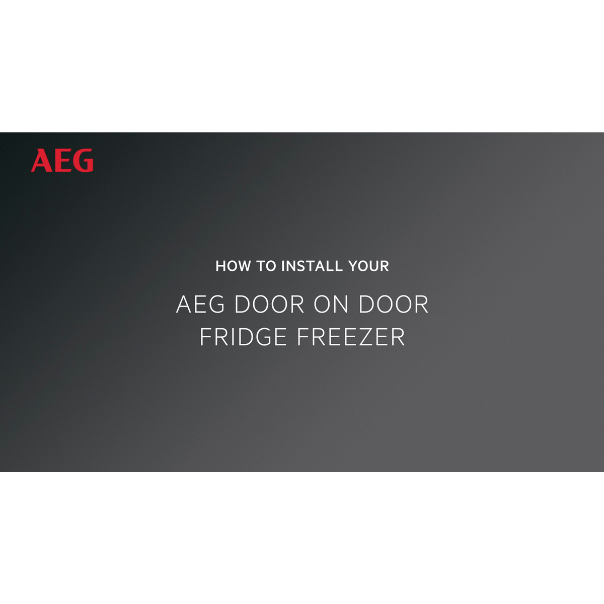 AEG - Einbau-Kühl-Gefrierkombinationen - TSC5S183EF