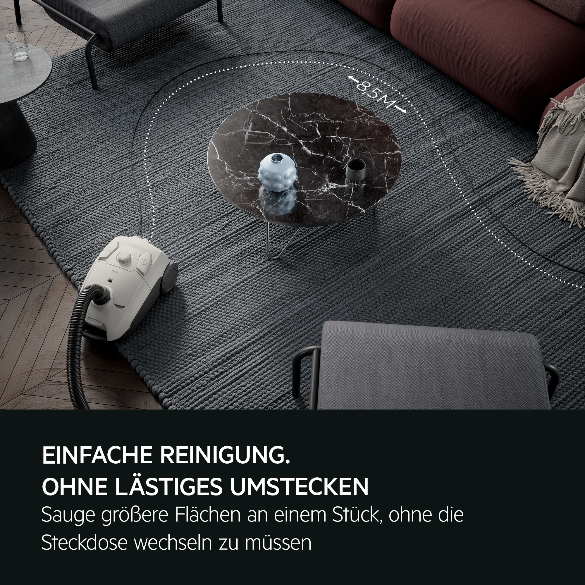 AEG - Staubsauger mit Beutel - AB51C1SW