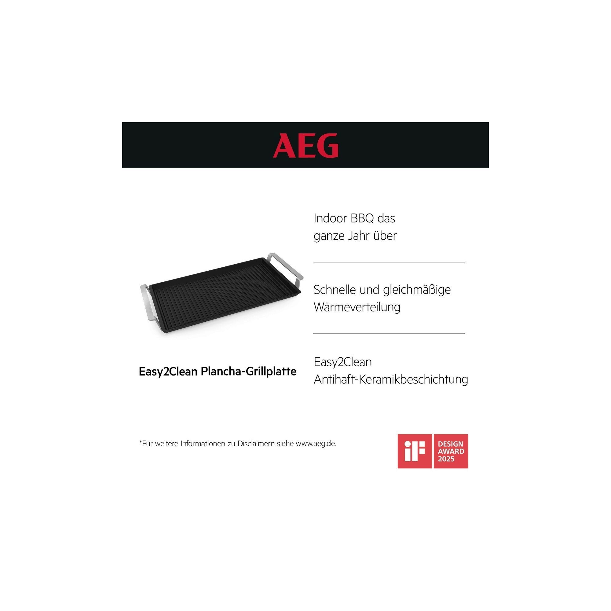 AEG - Infinite Plancha Grill - A9HHPG11