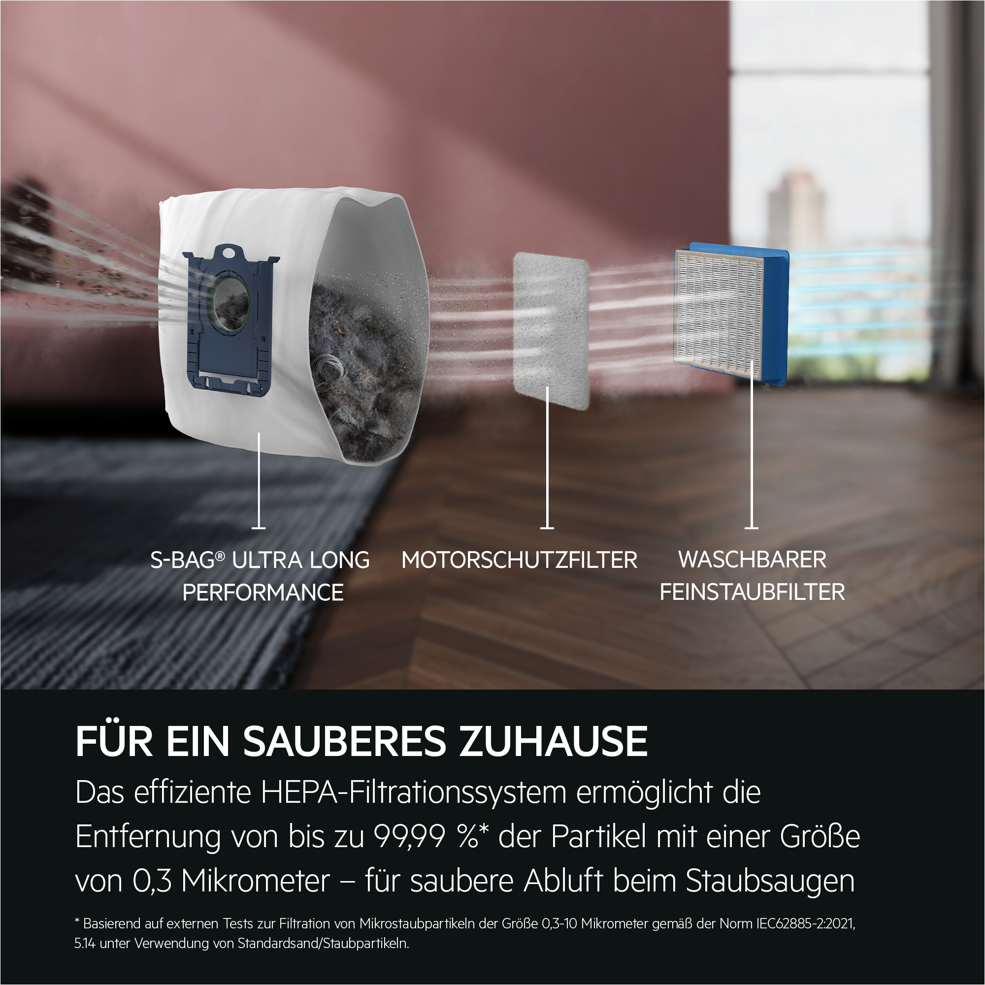 AEG - Staubsauger mit Beutel - AB81A2DG