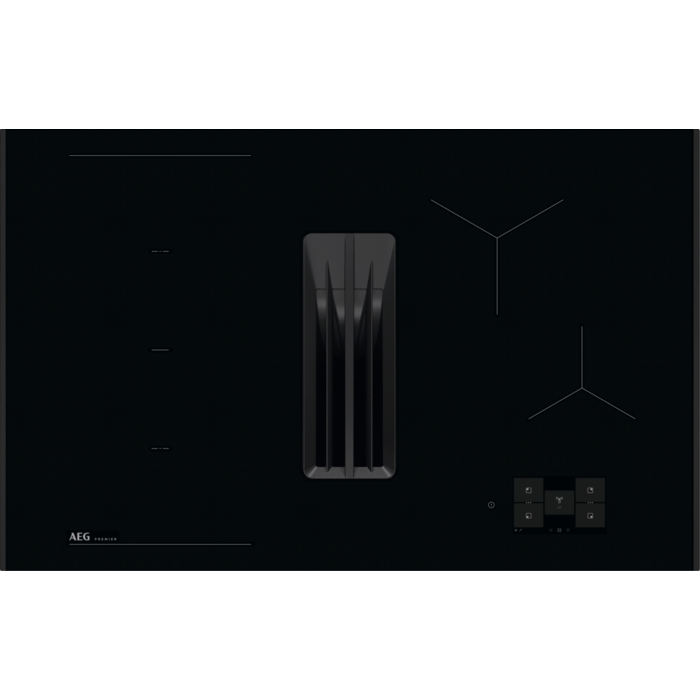 Autarkes Kochfeld mit integriertem Dunstabzug / Muldenlüfter / WLAN-fähig / Abluft / Abluft oder Umluft / 80cm - Bild 1