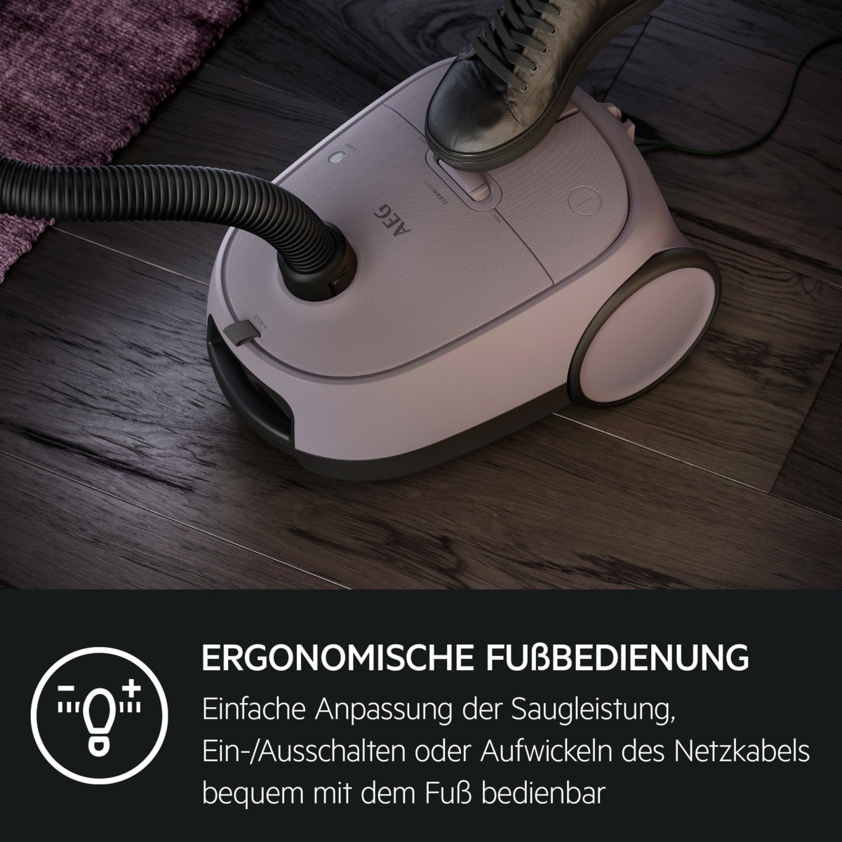AEG - Staubsauger mit Beutel - AB61C1WP