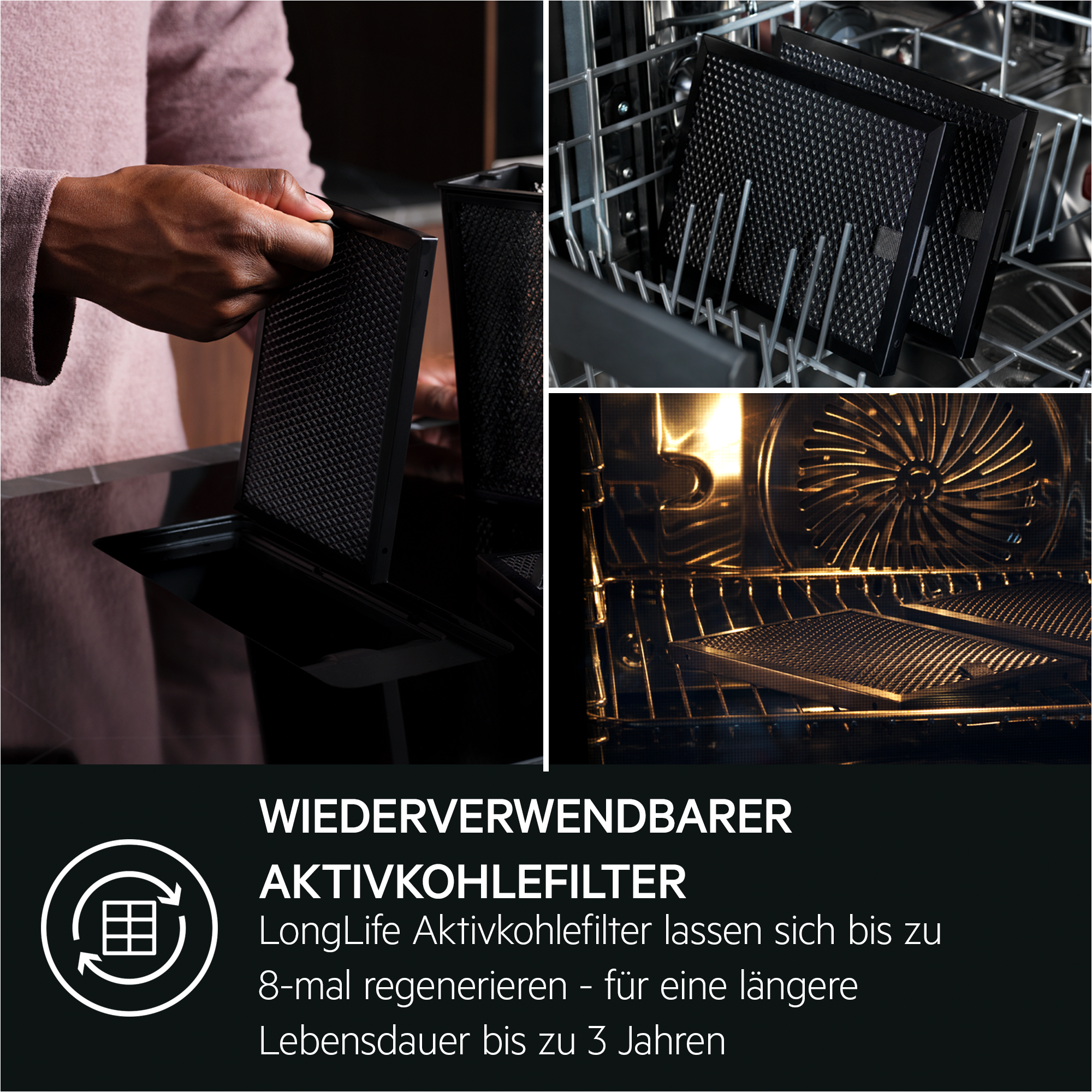 AEG - Kochfelder mit integriertem Dunstabzug - XUB6745IS