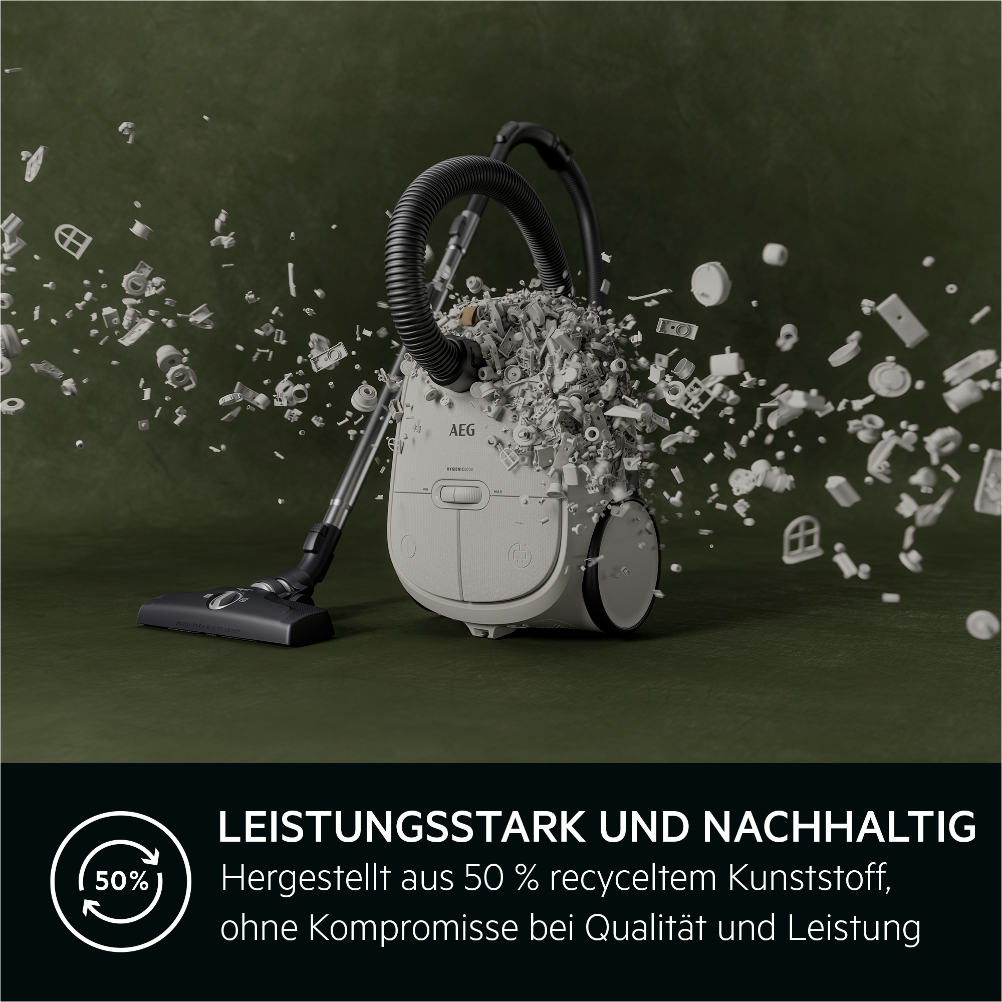 AEG - Staubsauger mit Beutel - AB61H6SW