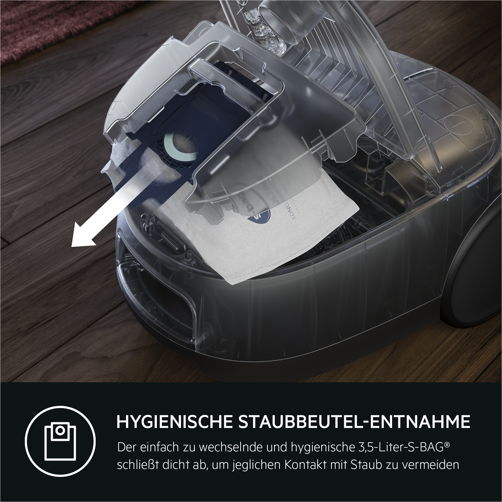 AEG - Staubsauger mit Beutel - AB61C2DB