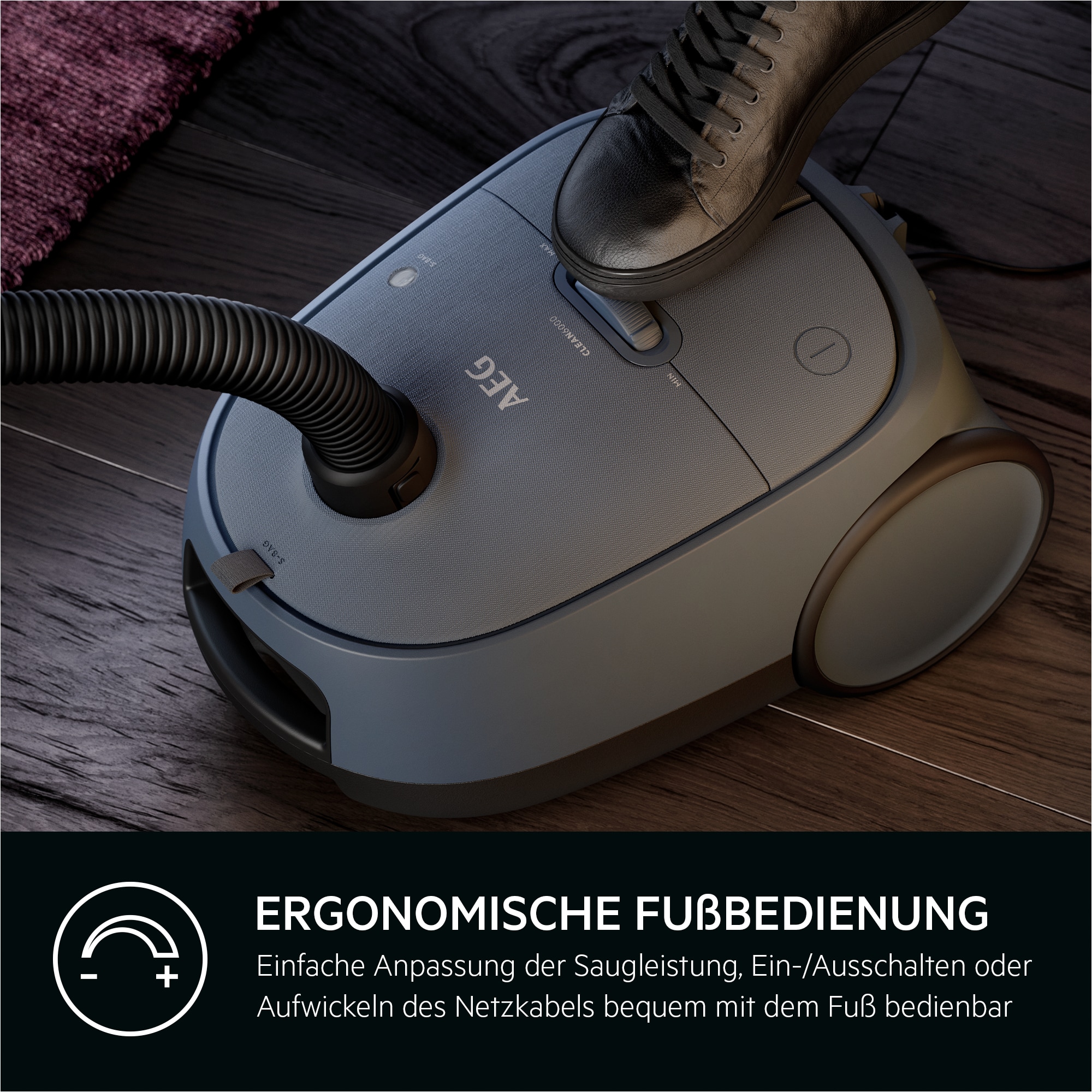 AEG - Staubsauger mit Beutel - AB61C2DB