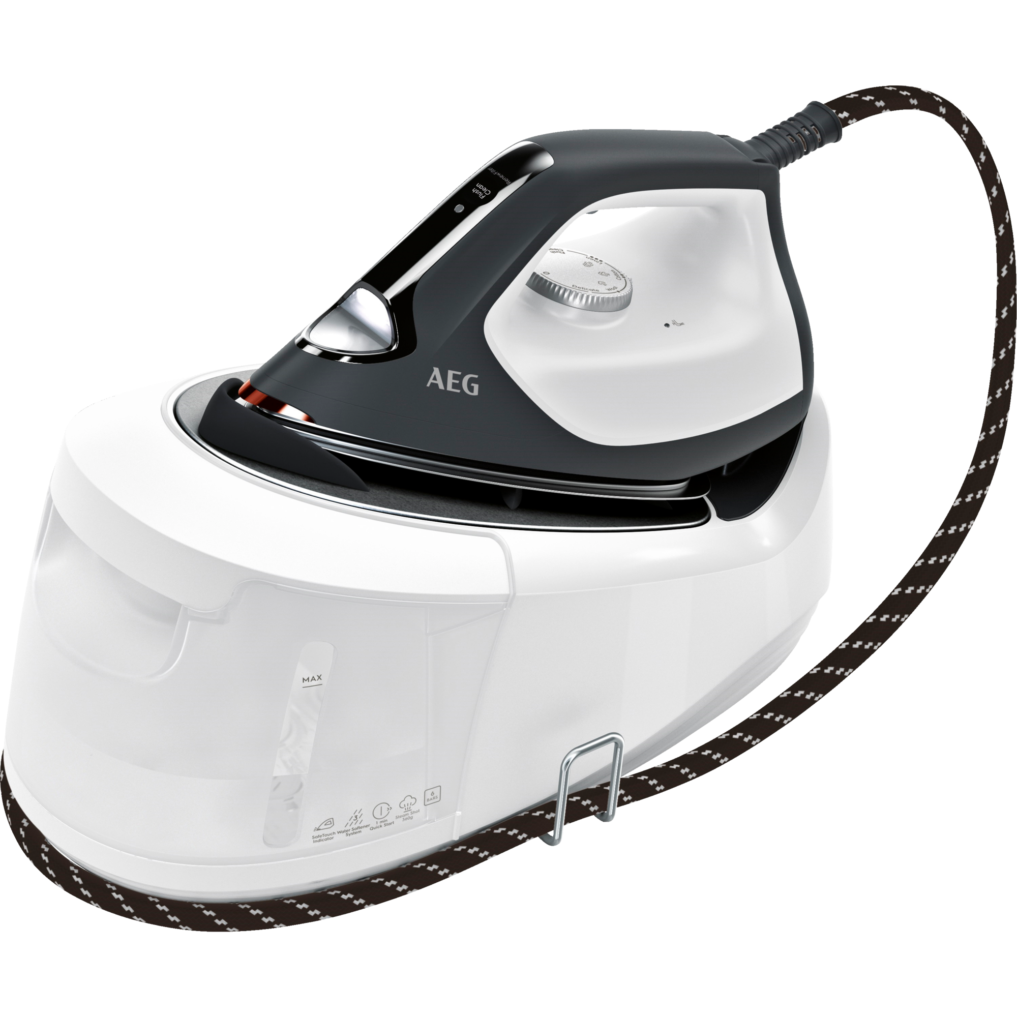 7332543716357 - Exzellent ST6-1-8EG Delicate 6000 Dampfbügelstation | weiß schwarz