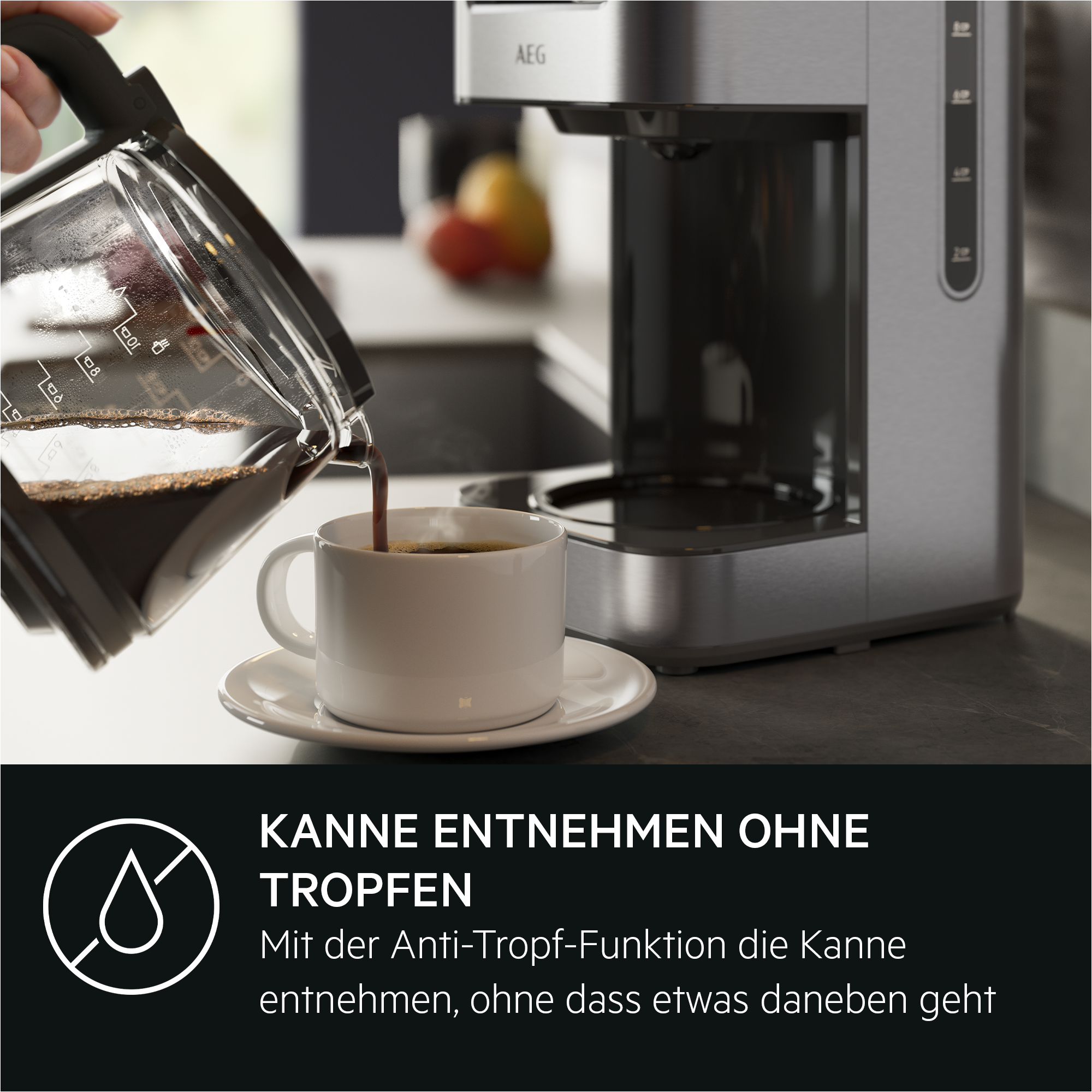 AEG - Espresso-/Kaffeemaschine - CM5-1-6AN