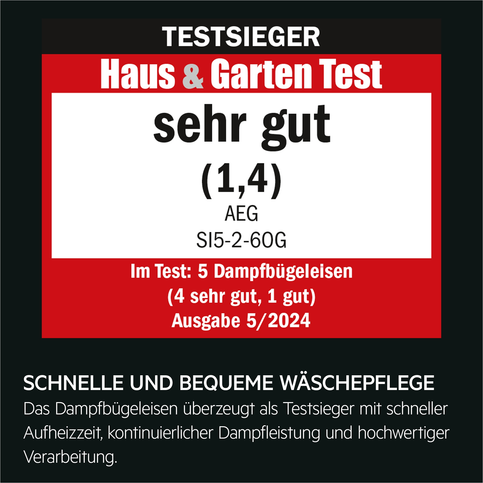 AEG - Dampfbügeleisen - SI5-2-6OG