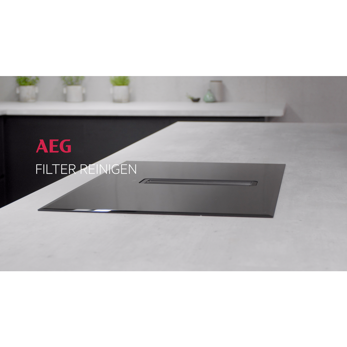 AEG - Kochfelder mit integriertem Dunstabzug - XCD6847IB