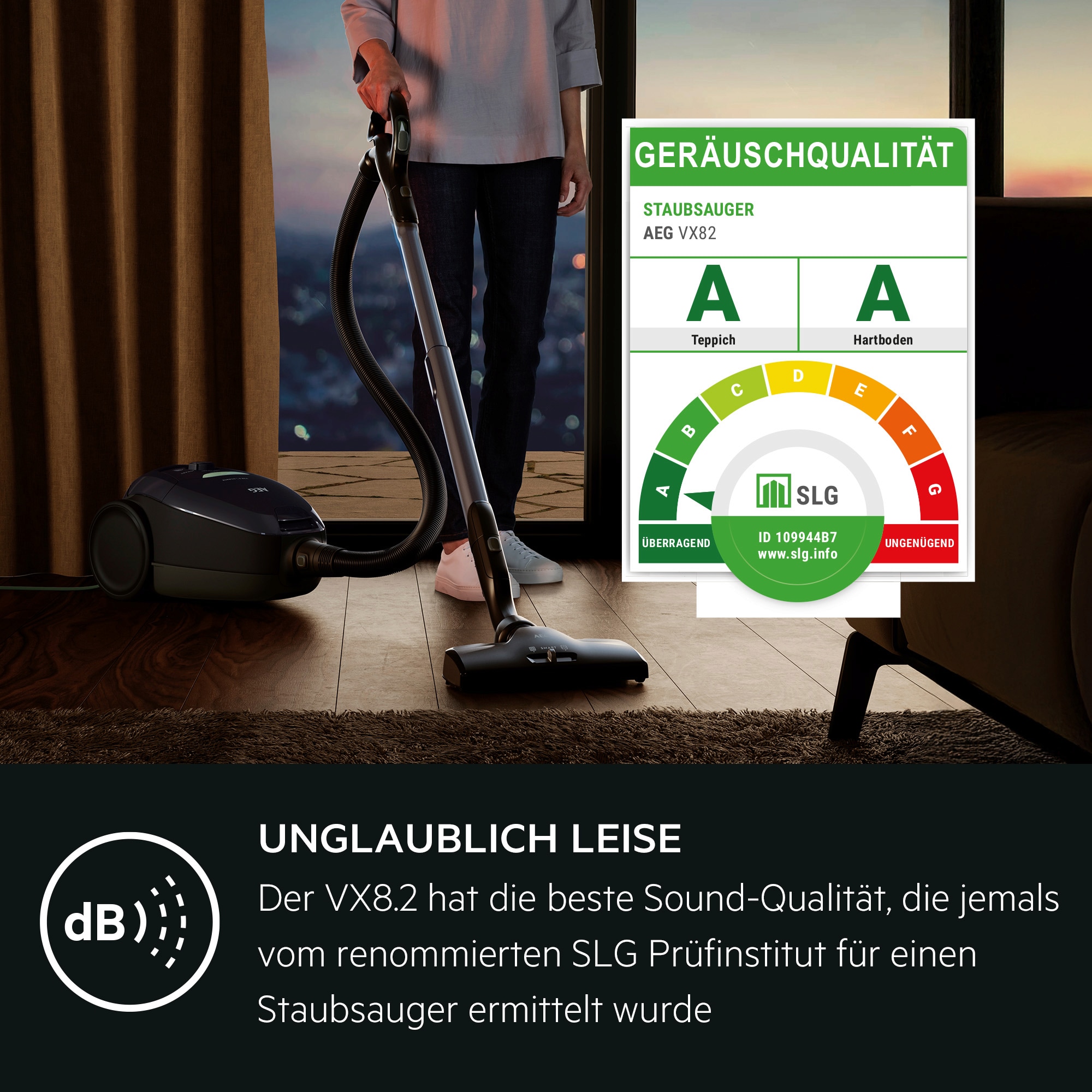 AEG - Staubsauger mit Beutel - VX82-1-ÖKO