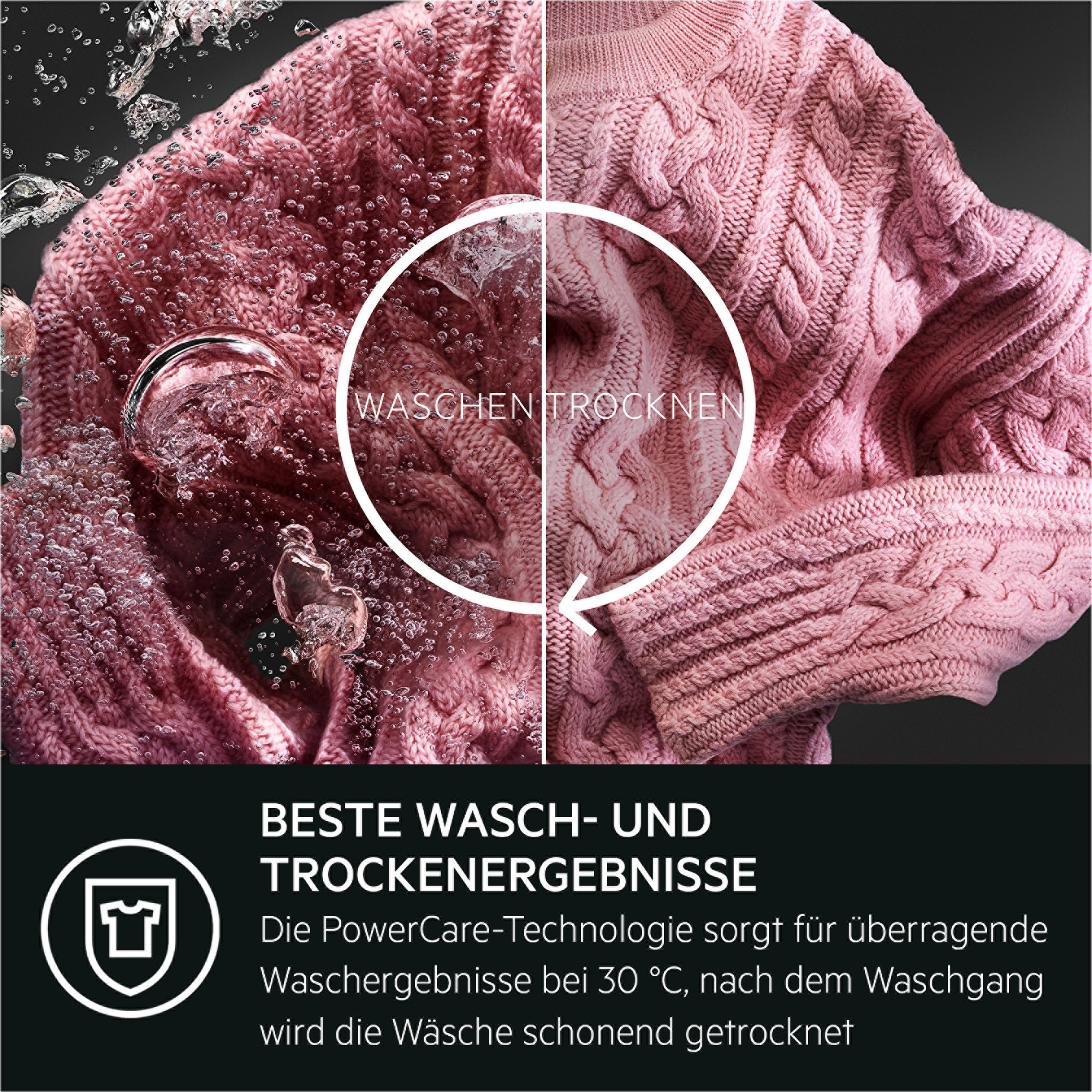 AEG - Einbauwaschtrockner - LWR8WI7680