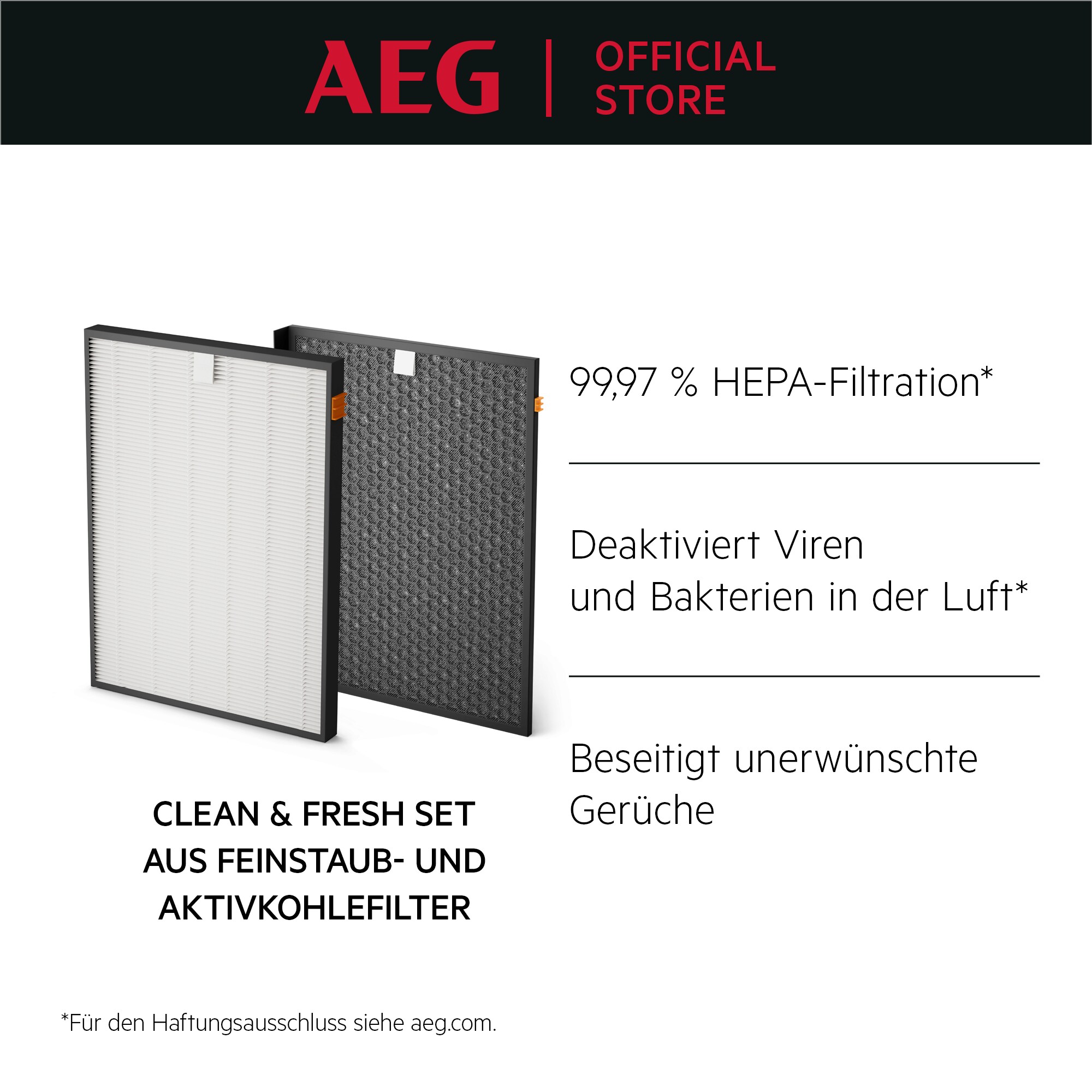 AEG - Filter für Luftreiniger - AFWKIT5