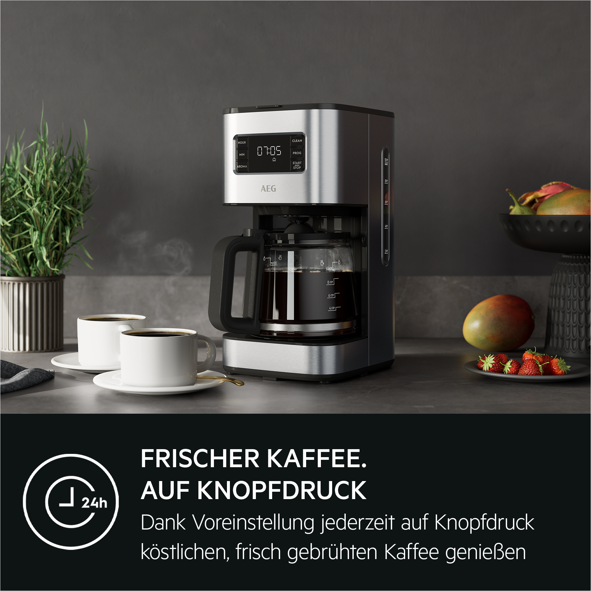 AEG - Espresso-/Kaffeemaschine - CM5-1-6ST