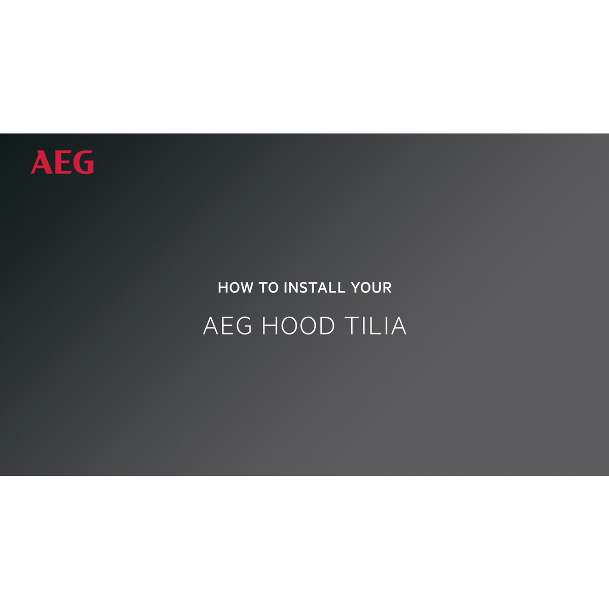 AEG - Einbau-Dunstabzugshauben - DGB3523S