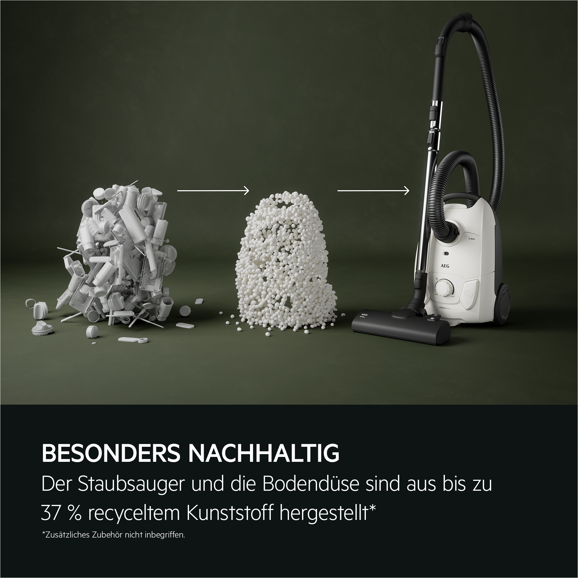 AEG - Staubsauger mit Beutel - AB51C1SW
