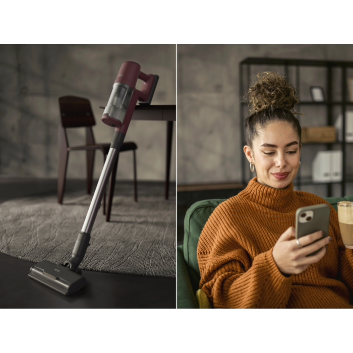 Cordless cleaner that can be easily parked anywhere.