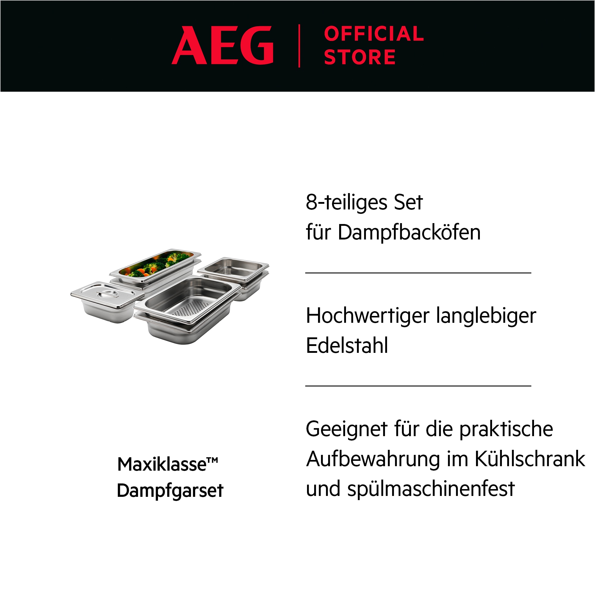 AEG - MaxiKlasse Steam Kit - A9OZS10