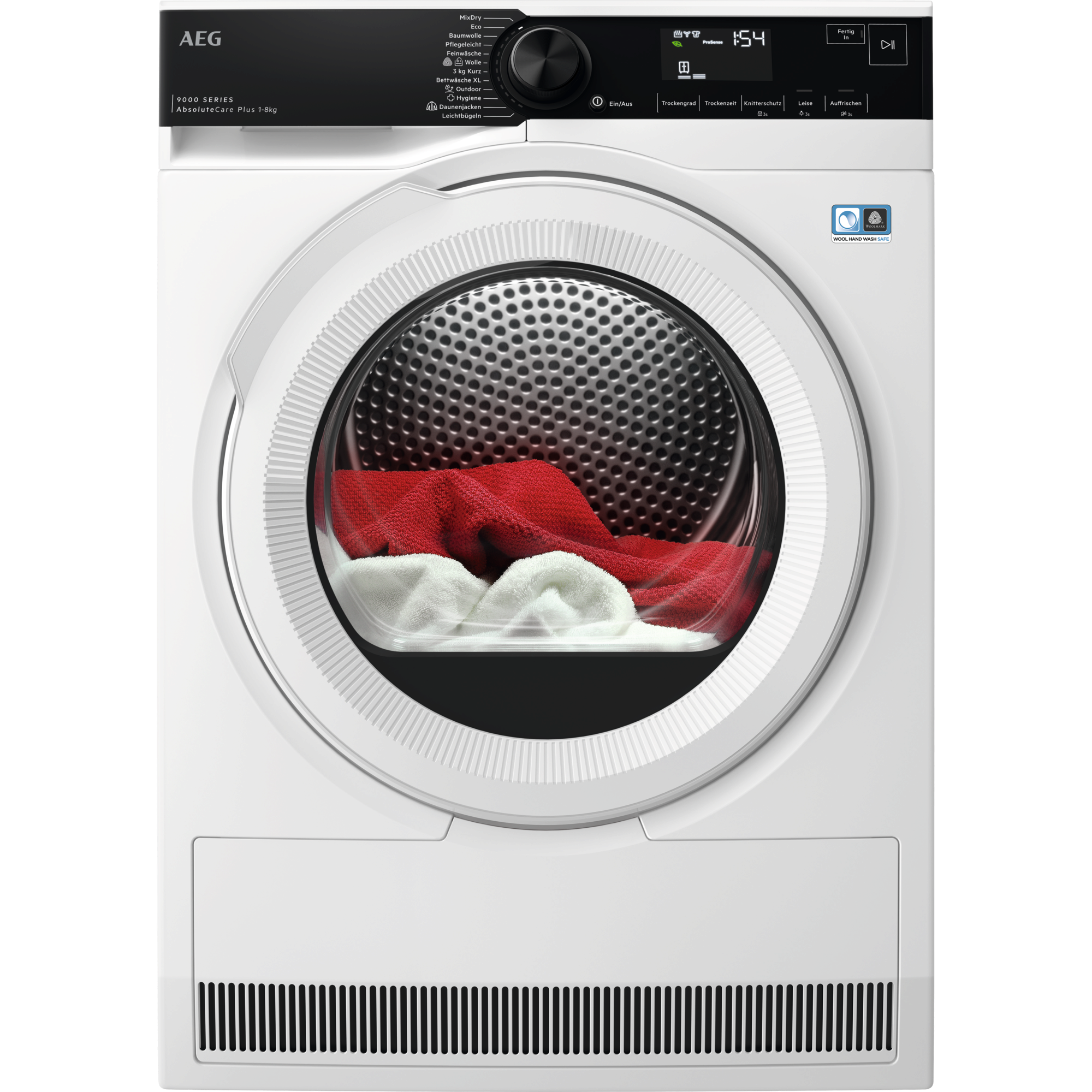7333394115528 - TR9AMZ2024 Wärmepumpentrockner   Serie 9000 AbsoluteCare®Plus   3D Scan - Trocknet Nachhaltiger   FiberPro – Punktgenaue Trockenergebnisse   80 kg   A+++   energiesparend   Mengenautomatik   Knitterschutz   Kindersicherung   Trommelbeleuchtung