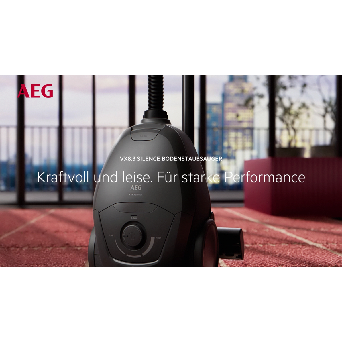 AEG - Staubsauger mit Beutel - VX83-2EBR