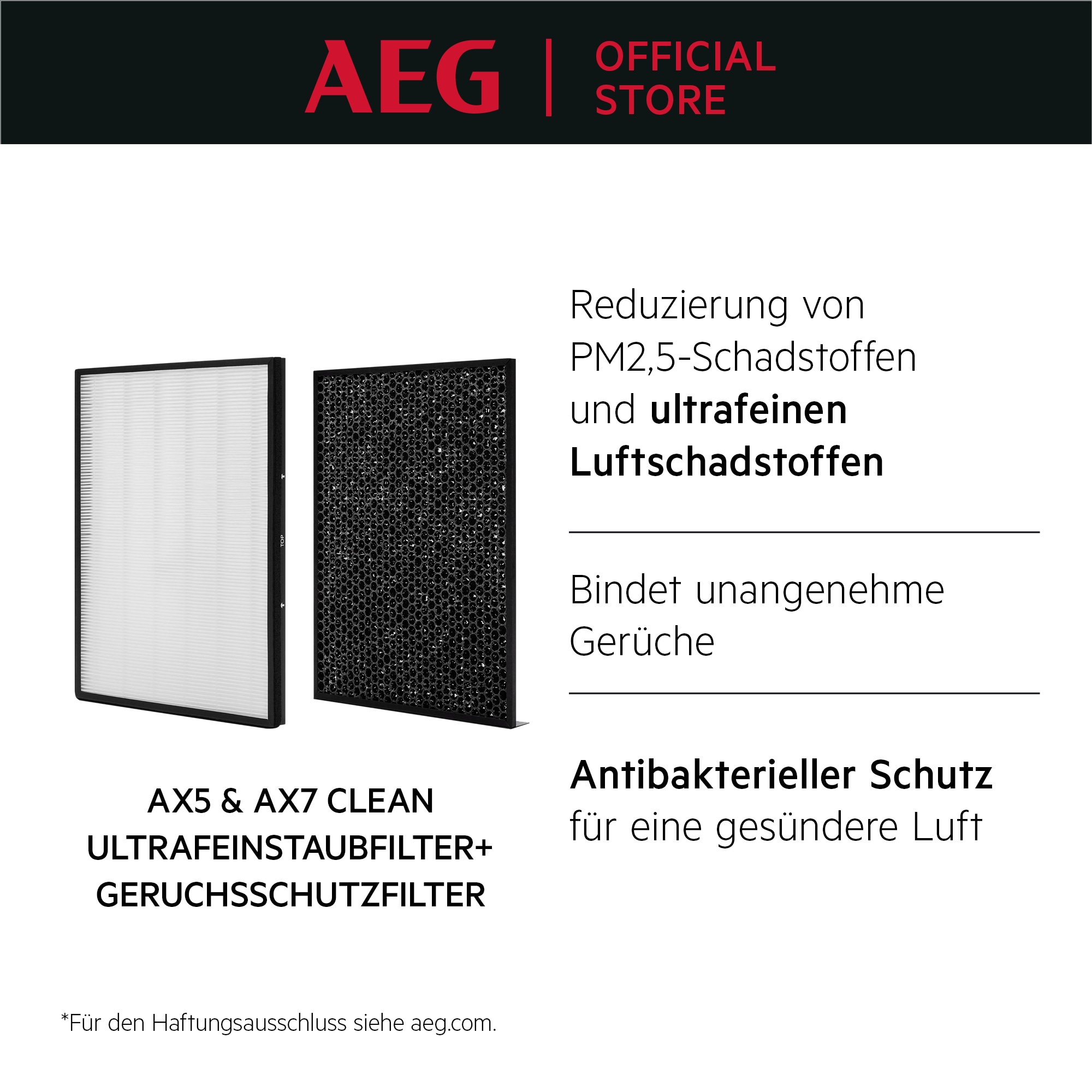 AEG - Filter für Luftreiniger - AFWCLN3