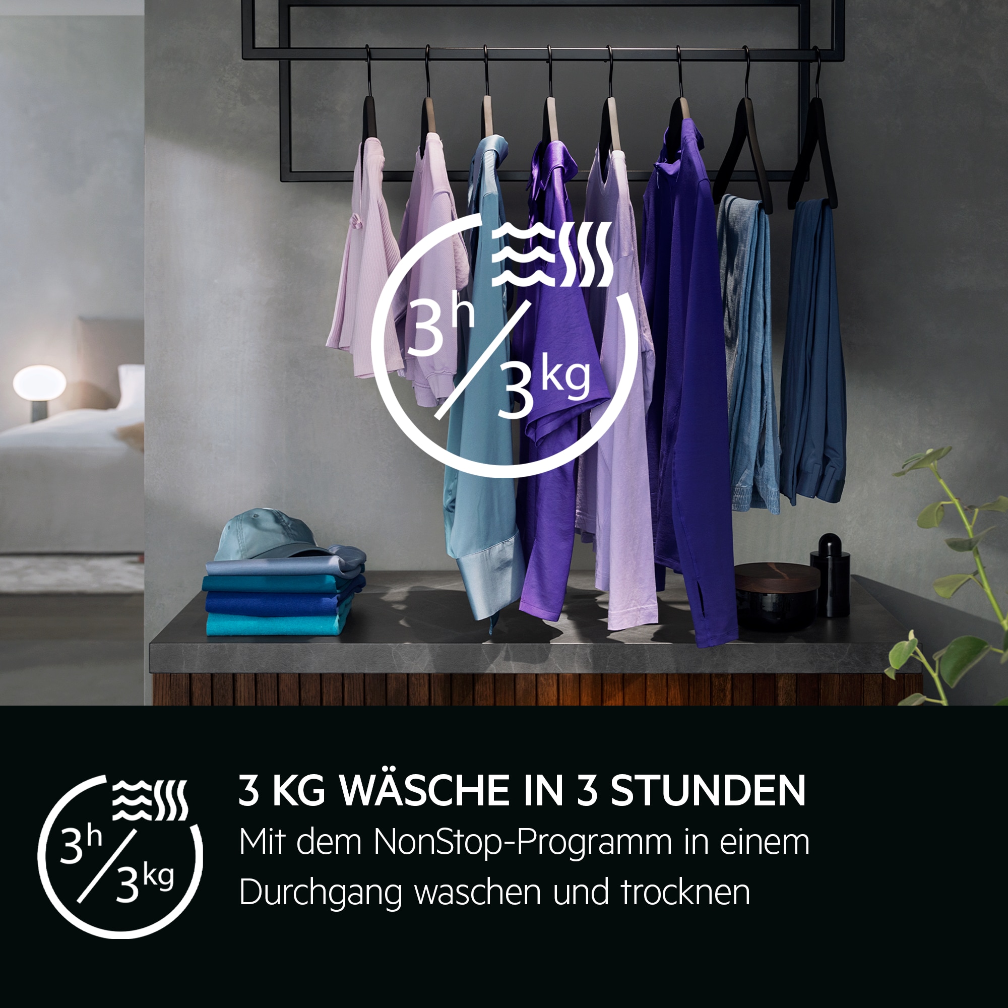AEG - Freistehende Waschtrockner - LWR9W81609