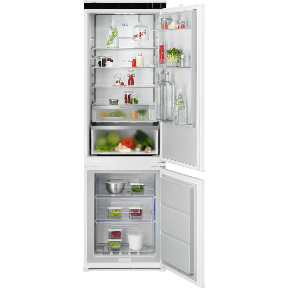 AEG - Einbau-Kühl-Gefrierkombinationen - NSC7C181DS