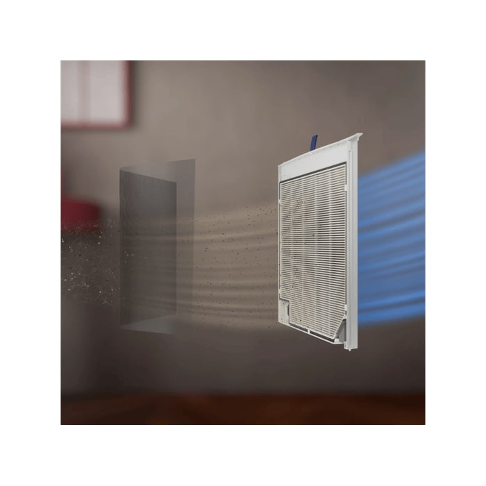 Breathe easier with advanced filtration that captures and neutralises particles as small as 0.3 microns¹, while eliminating bacteria and viruses. For cleaner air, more comfortable home. 