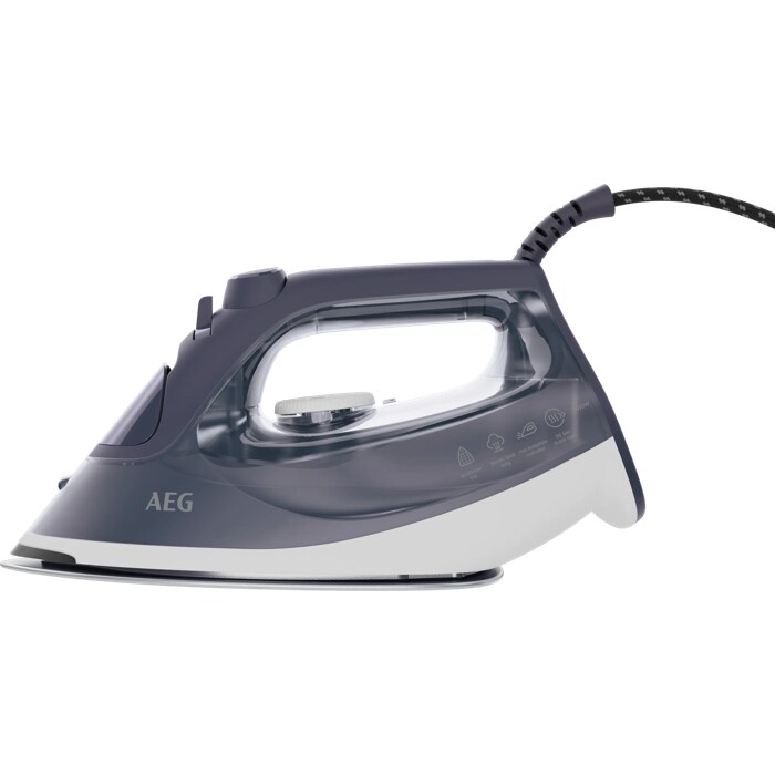 AEG SI6-1-2MN Dampfbügeleisen Keramik-Bügelsohle 2400 W Blau, Navy