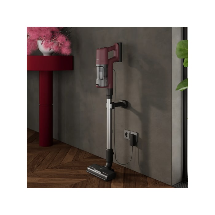 Cordless cleaner designed for easy and convenient storage.