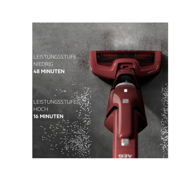 LEISTUNGSSTUFE NIEDRIG LEISTUNGSSTUFE HOCH 48 MINUTEN 16 MINUTEN